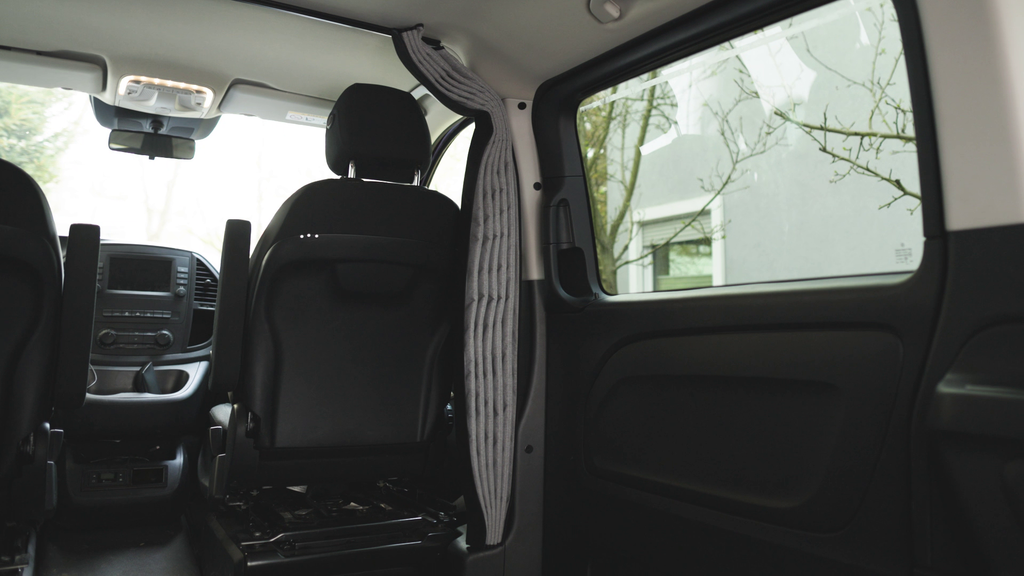 CENTAUR Thermovorhang - Fahrerhausabtrennung für Mercedes Vito & V-Klasse W447